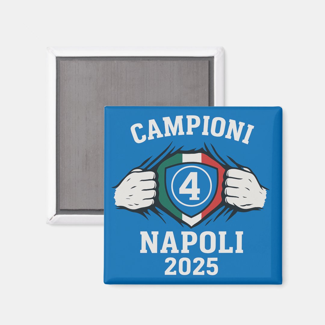 Magnete “Campioni Napoli 2025” - Edizione AGAIN